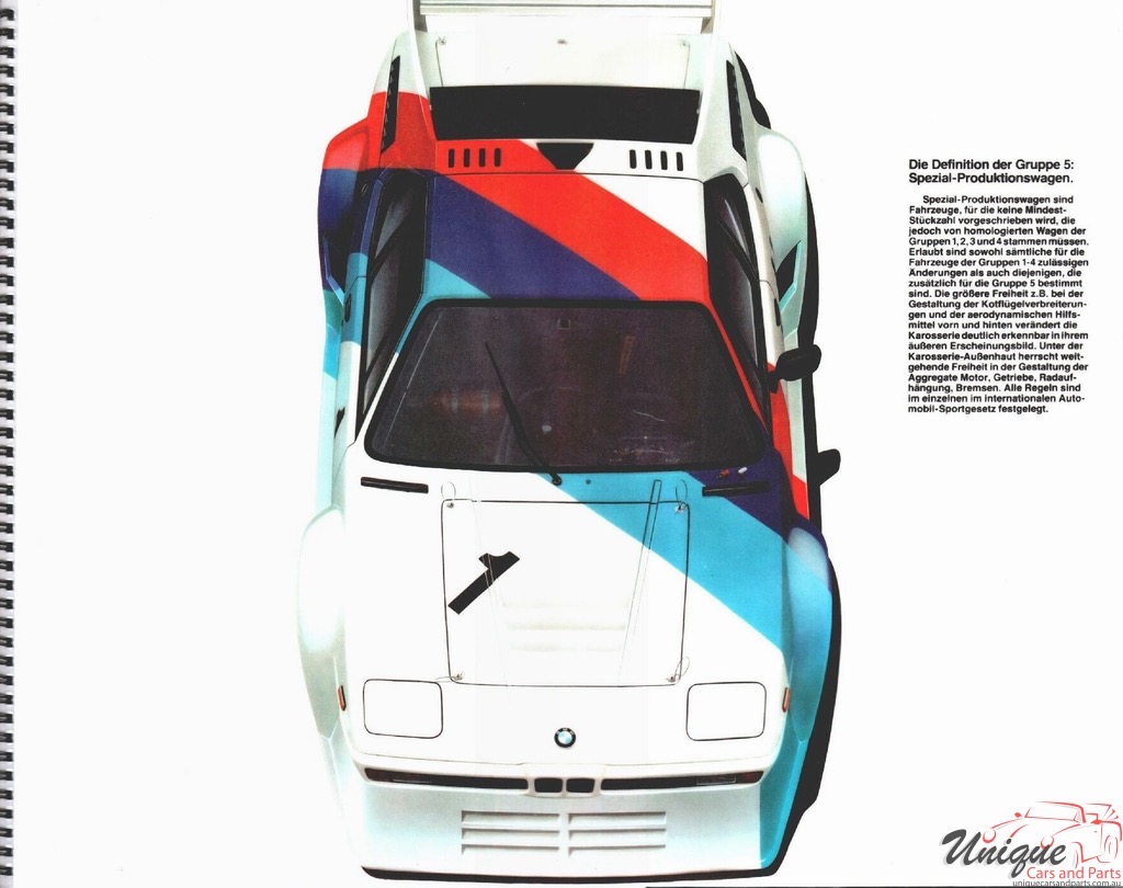 1978 BMW M1 Brochure Page 22